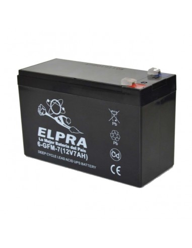Bateria Elpra Cp12v 7ah